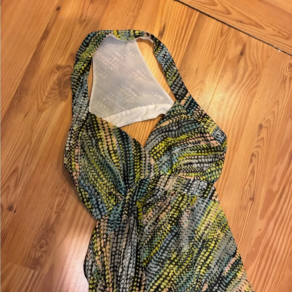 Armani exchange halter top Elegant Multicolor Maxi Dress - Picture 2 of 3